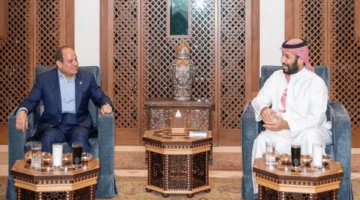 لقاء رئاسي.. السيسي ومحمد بن سلمان يناقشان تطورات إقليمية مهمة